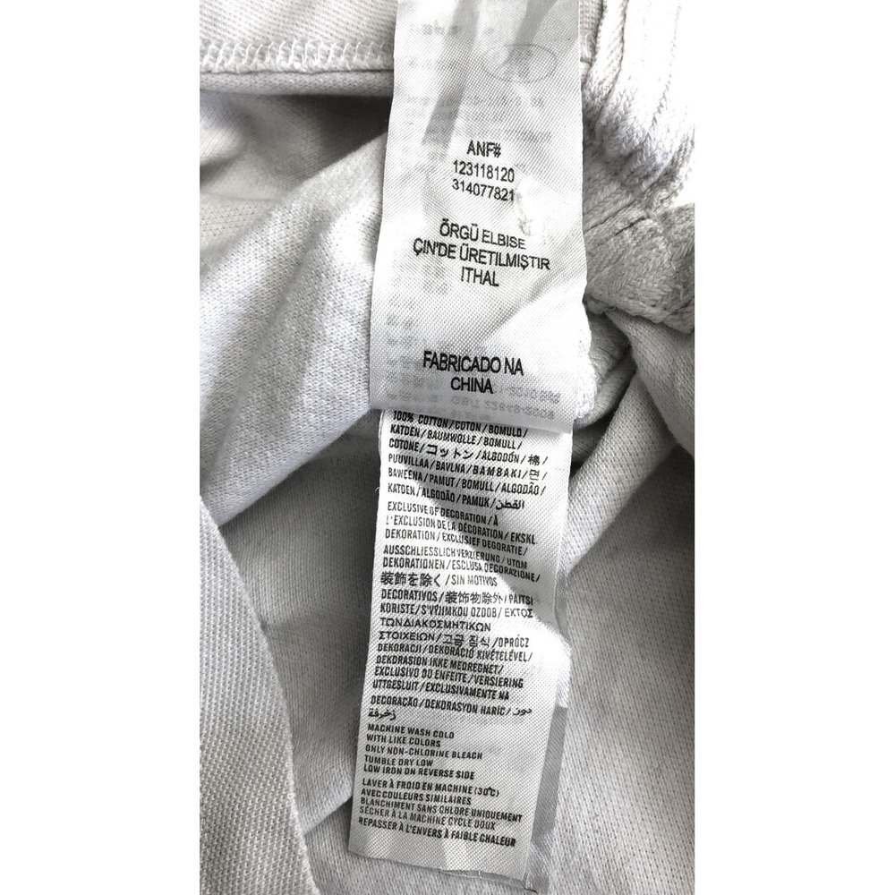 Vintage Abercrombie Fitch Mens XL White Polo Shirt Embroidered Native Chief - Picture 6 of 13